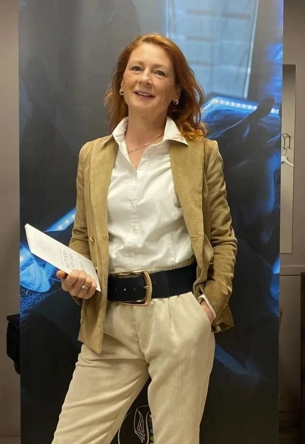Marzia Roncaglia nel suo centro di formazione a Modena